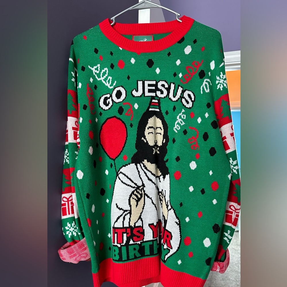 Jesus Christmas Sweater BRAND NEW!